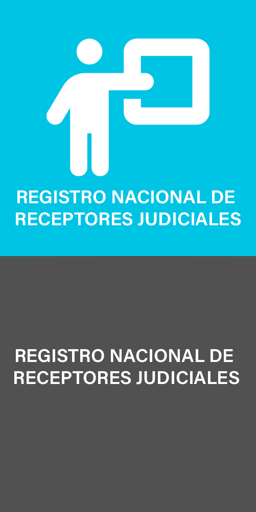 Registro nacional de Receptores Judiciales